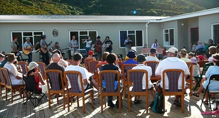 Mass on the Bethlehem deck